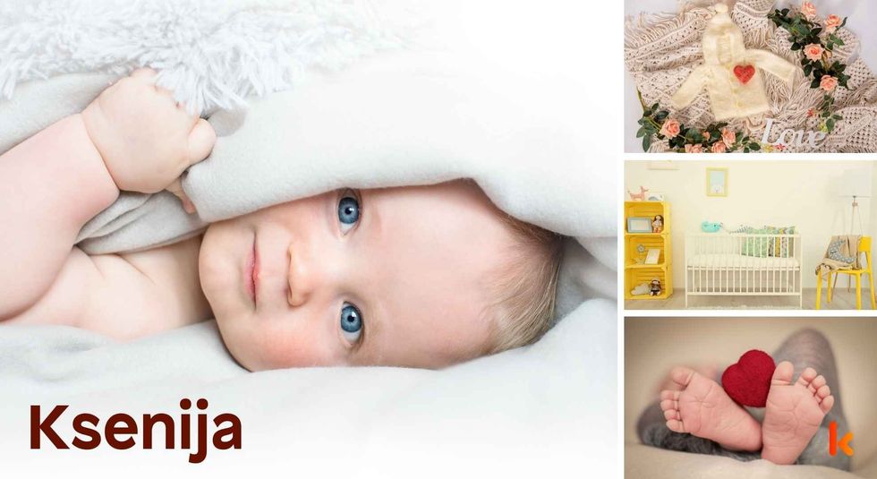 Baby name Ksenija - cute baby, baby feet, baby crib & baby clothes