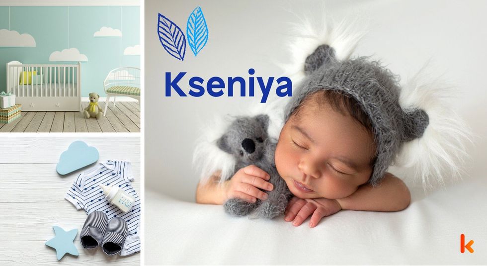 Baby name Kseniya - cute baby, baby room, baby crib, baby clothes, baby shoes