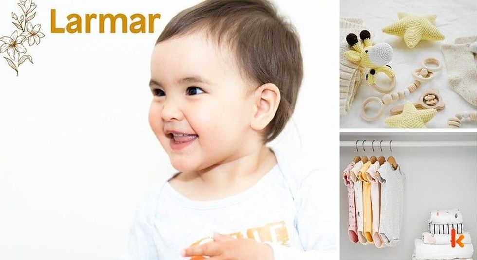 Baby Name Larmar - baby, flowers, shoes and toys.