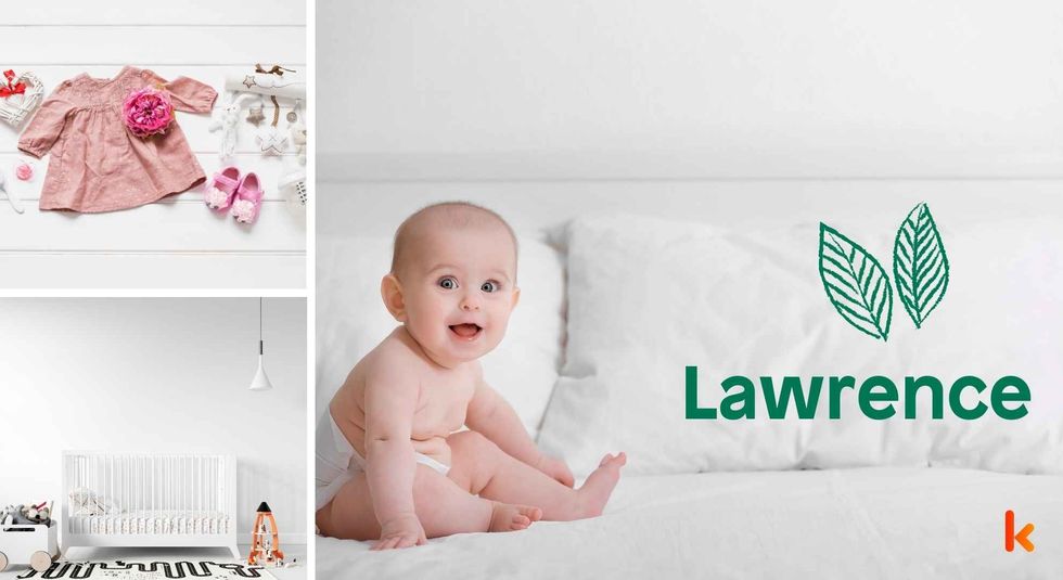 Baby name Lawrence - cute baby, clothes, crib, accessories and toys.