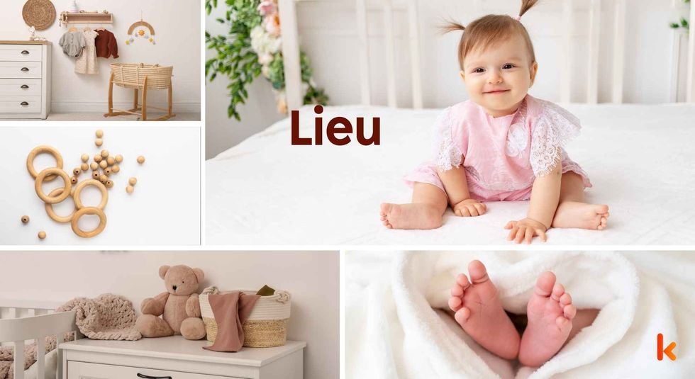 Baby name Lieu - Cute baby, feet, room, teethers, cradle.