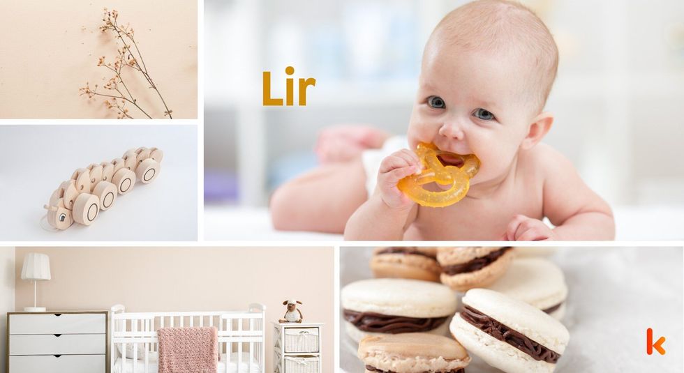 Baby Name Lir - cute baby, Macarons, Baby crib.