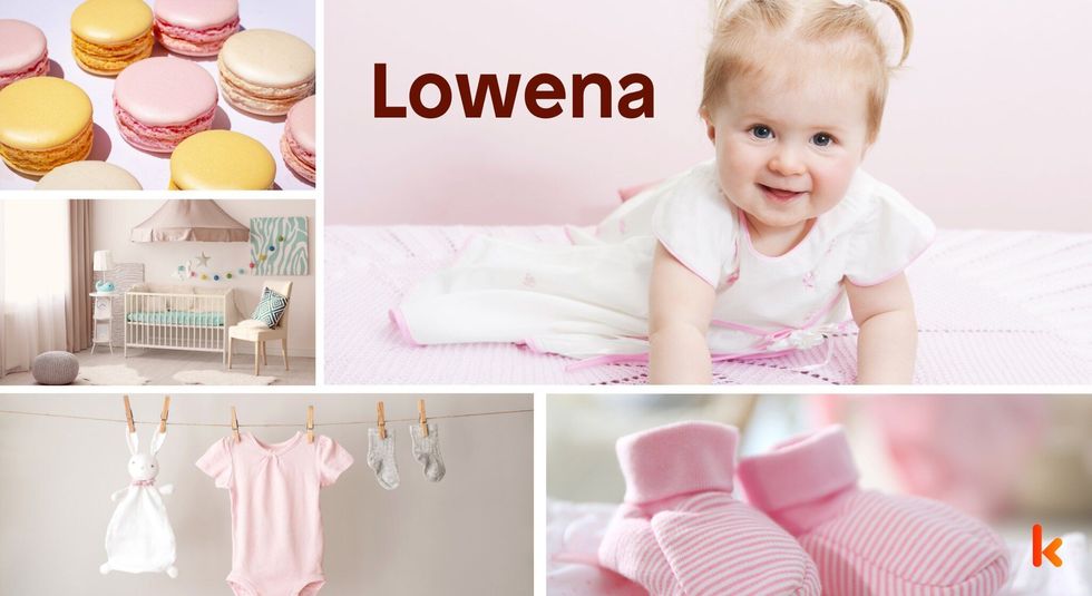 Baby Name Lowina-cute baby, macarons, clothes, booties, crib