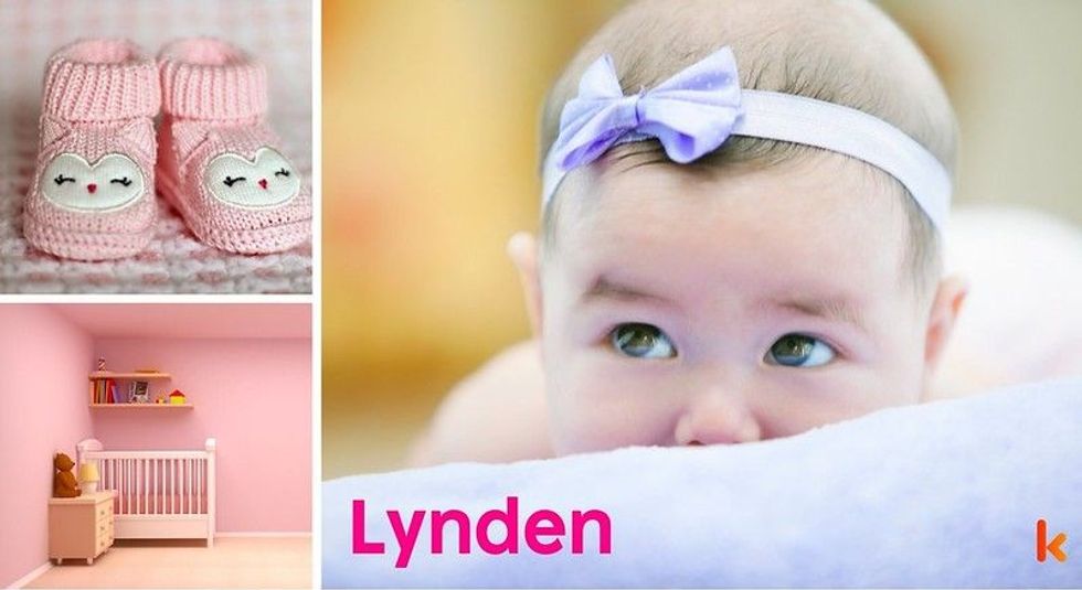 Baby name Lynden - cute baby, booties, crib