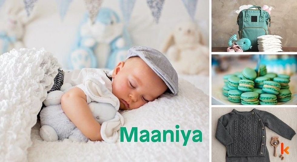 Baby name Maaniya - cute baby, clothes, accessories, macarons