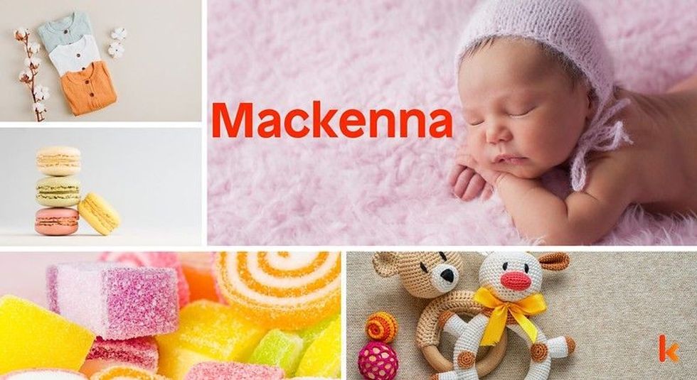 Baby name Mackenna - cute baby, baby clothes, baby toys, dessert, macarons