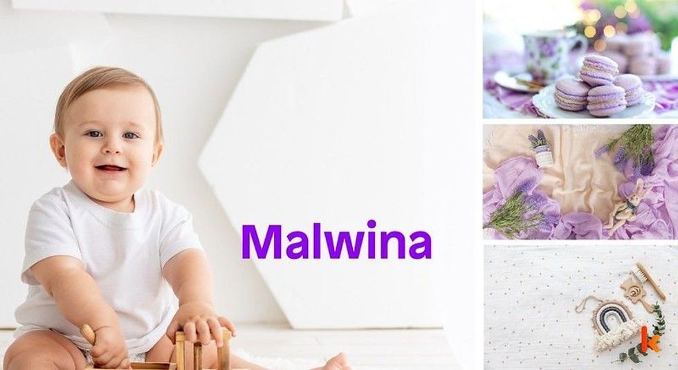 Baby name Malwina - cute, baby, macaron, toys, clothes
