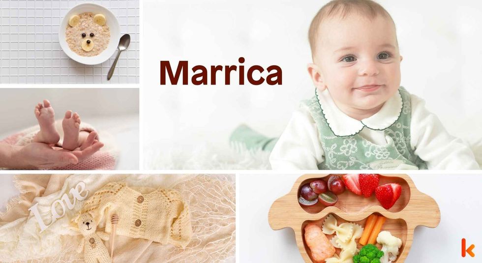 Baby name Marrica - cute baby, food, clothes, feet, food