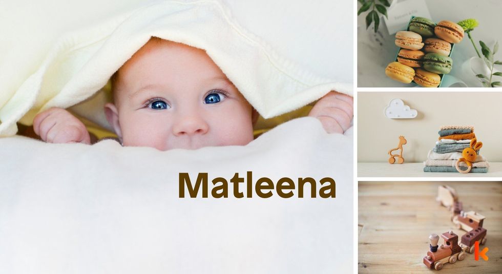 Baby name Matleena- cute, baby, macaron, toys, clothes