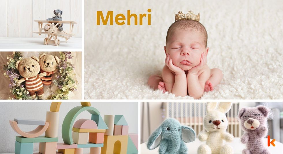 Baby name mehri - toys & plush soft toys, crochet.