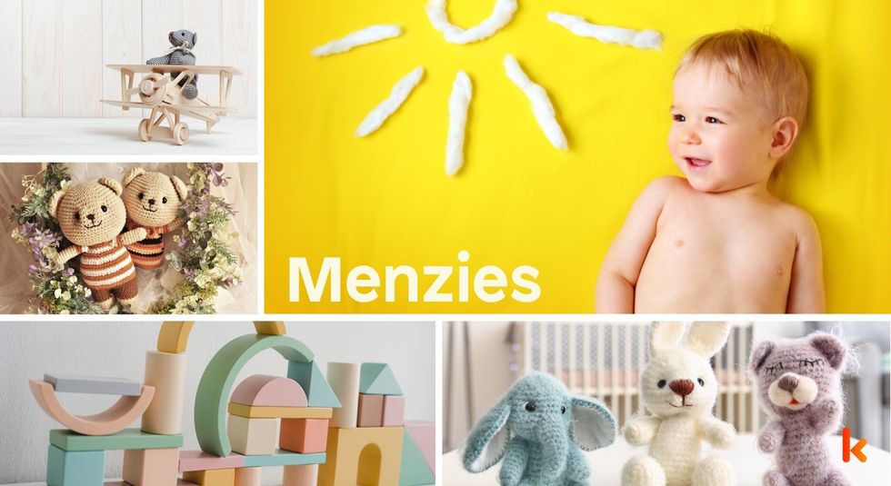 Baby name menzies - toys, plush soft toys & crochet