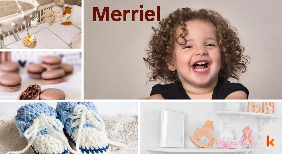 Baby Name Merriel- cute baby, crib, clothes, accessories, macarons
