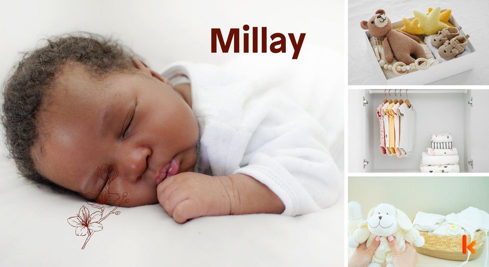Baby name Millay- cute baby, baby room, baby clothes, baby toys & baby accessories