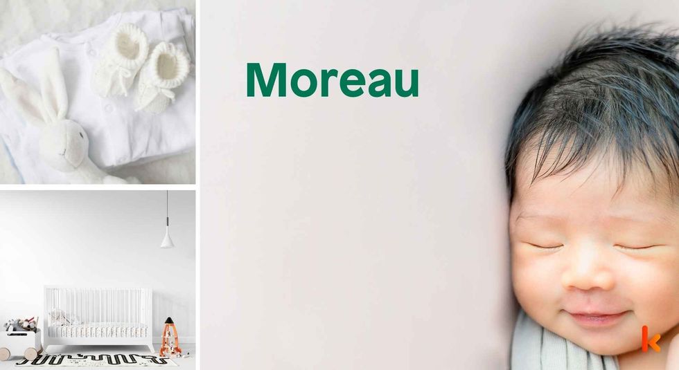 Baby name Moreau - cute baby, clothes, crib, accessories and toys.