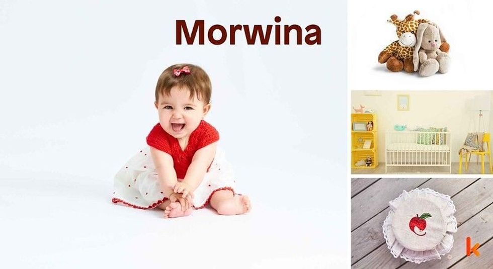 Baby name Morwina - cute baby, toys, baby nursery & dessert 