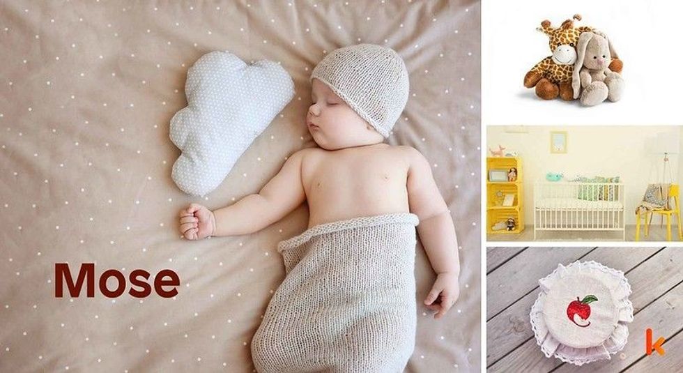 Baby name Mose - cute baby, toys, baby nursery & dessert