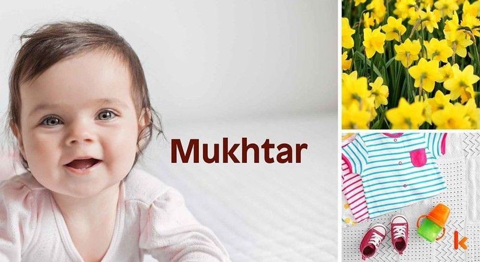Baby name Mukhtar - cute baby, clothes, shoes, flowers 
