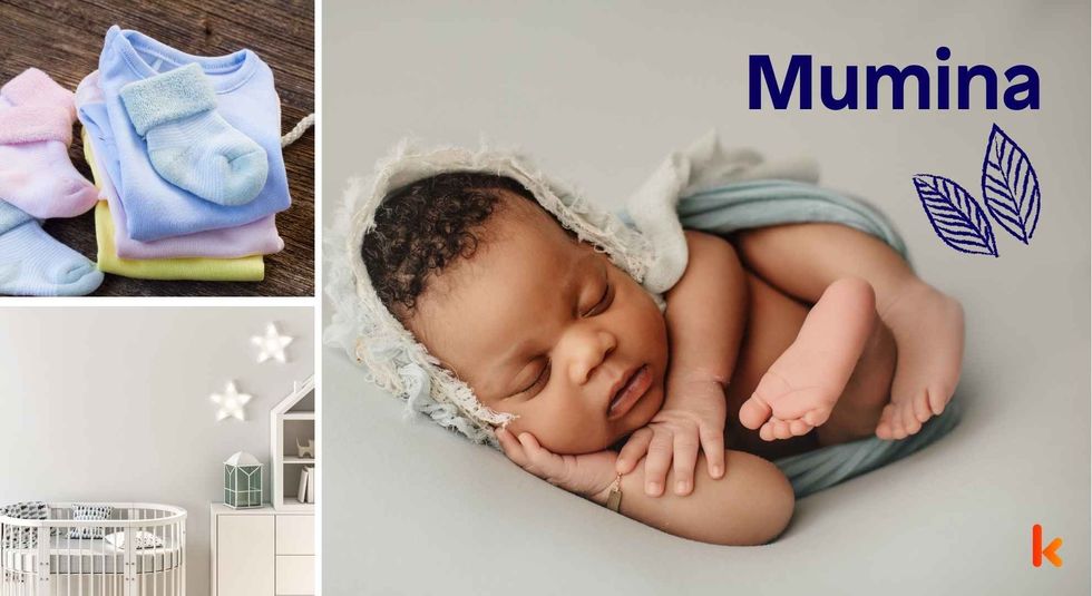 Baby name Mumina - cute baby, clothes, crib, accessories and toys.