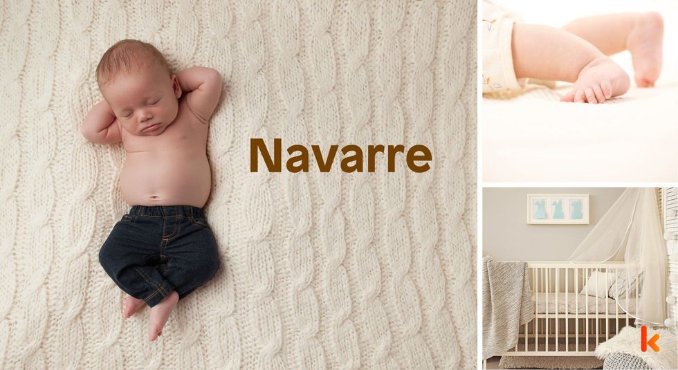 Baby name Navarre - cute baby, crib, feet