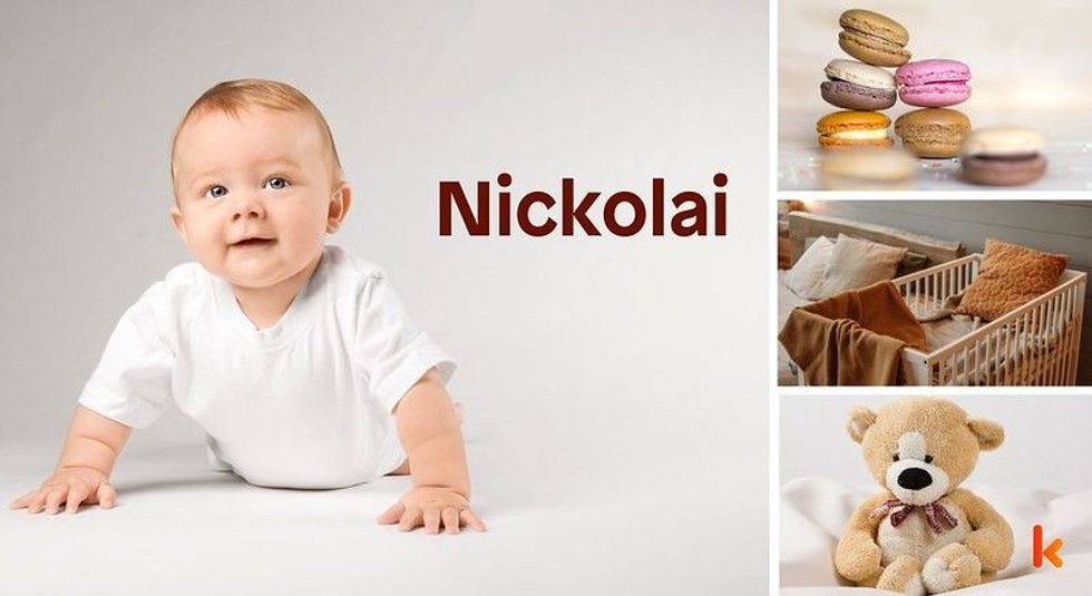 Baby name Nickolai - cute, baby, macaron, toys, clothes