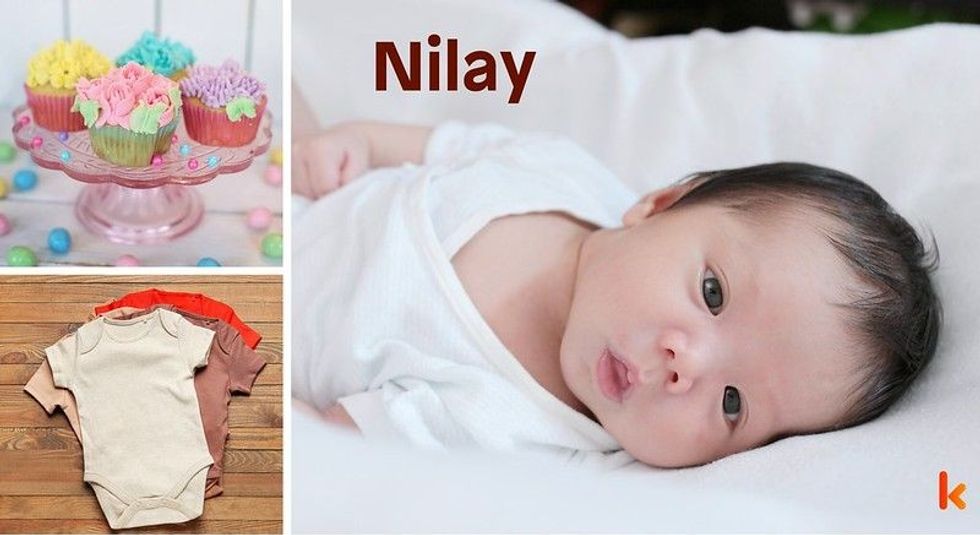 Baby name Nilay - cute baby, cake, clothes