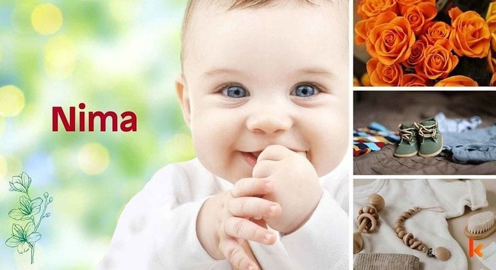 Baby name Nima - cute baby, clothes, shoes, flowers 