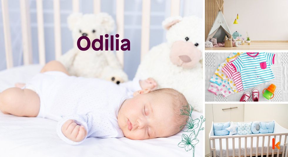 Baby name Odilia - cute baby, clothes, shoes, toys, crib