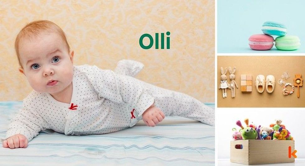 Baby name Olli - cute, baby, macaron, toys, clothes