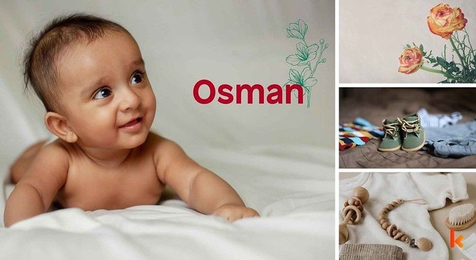 Baby name Osman - cute baby, clothes, shoes, flowers 