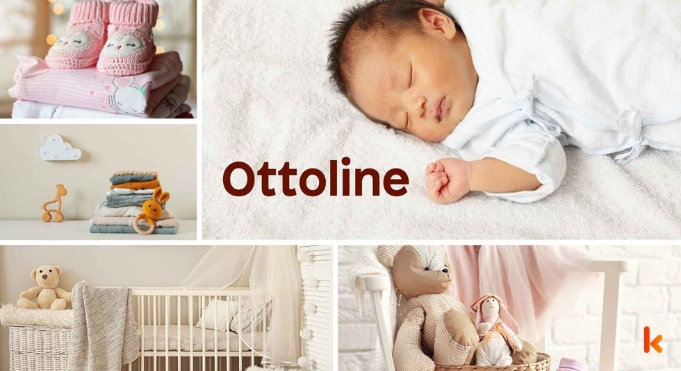Baby name Ottoline - cute baby, clothes, crib, accessories and toys.