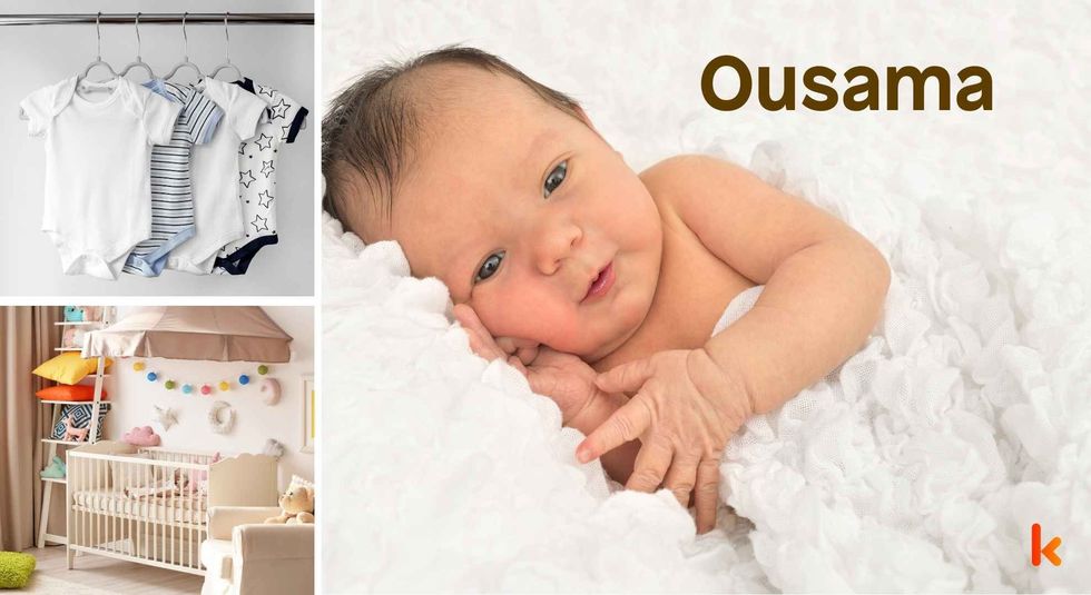 Baby name Ousama - cute baby, clothes, crib, accessories and toys.