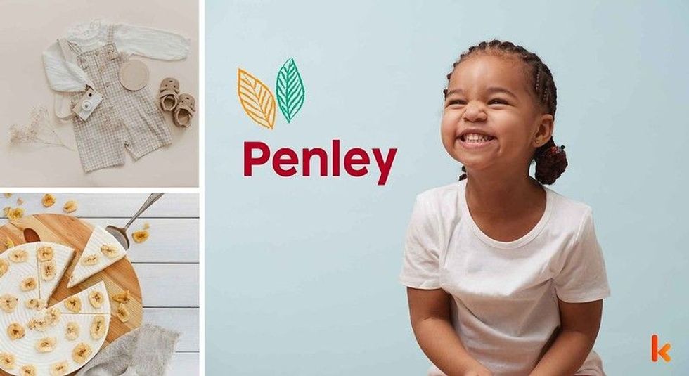 Baby name penley - cute baby, cake, clothes