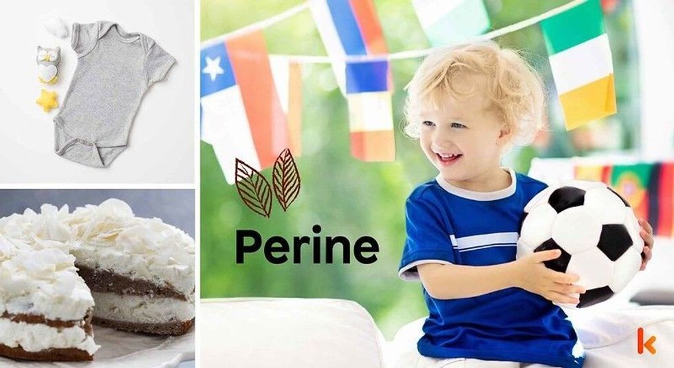 Baby name perine - cute baby, cake, clothes