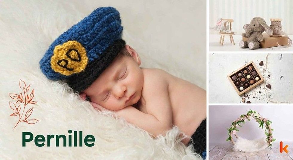 Baby name pernille - cute baby, cookies, clothes
