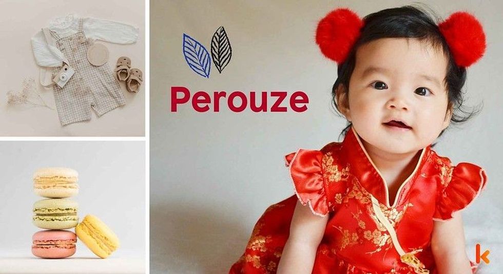 Baby name Perouze - cute baby, macarons, clothes