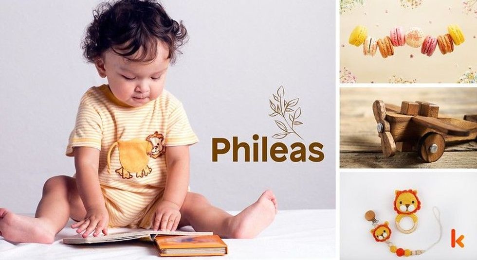 Baby name phileas - cute baby, macarons, toy, teether