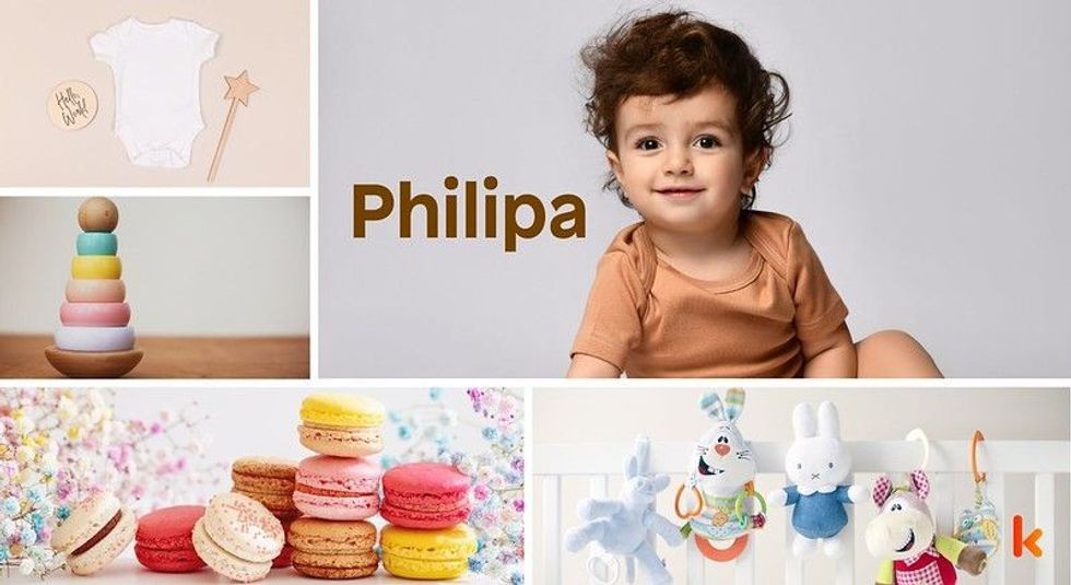 Baby name philipa - cute baby, macarons, toys, clothes, teether