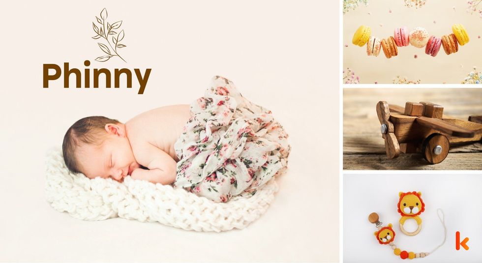 Baby name phinny - cute baby, macarons, toy, teether