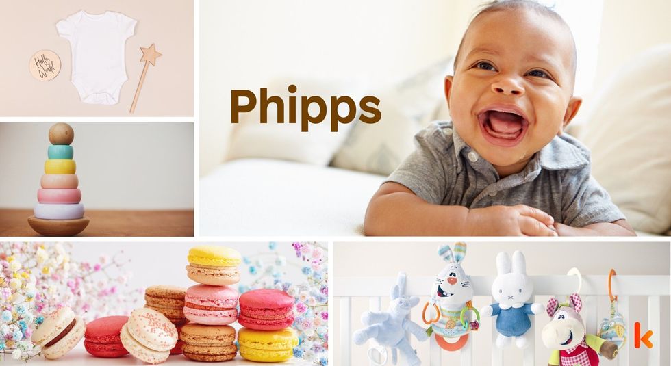 Baby name phipps - cute baby, macarons, toys, clothes, teether