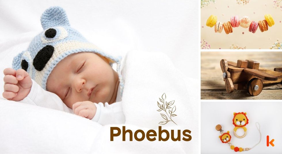 Baby name phoebus - cute baby, macarons, toy, teether