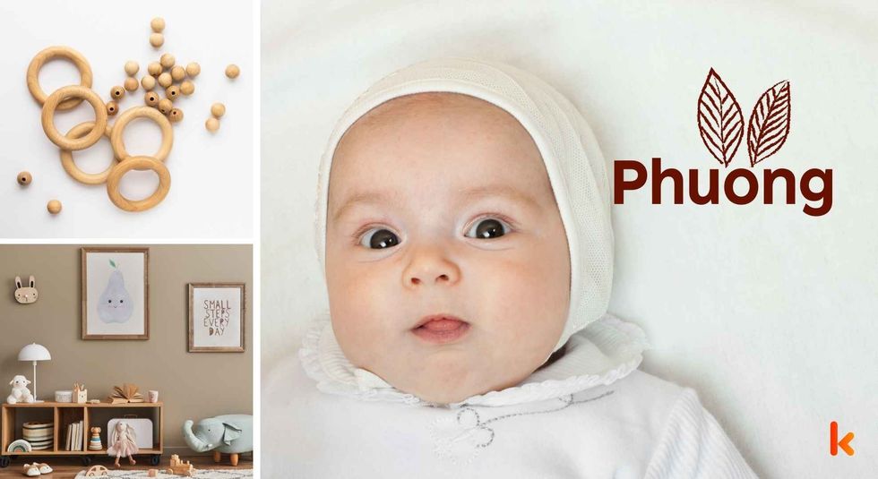 Baby name Phuong - Cute baby, room, teethers. 