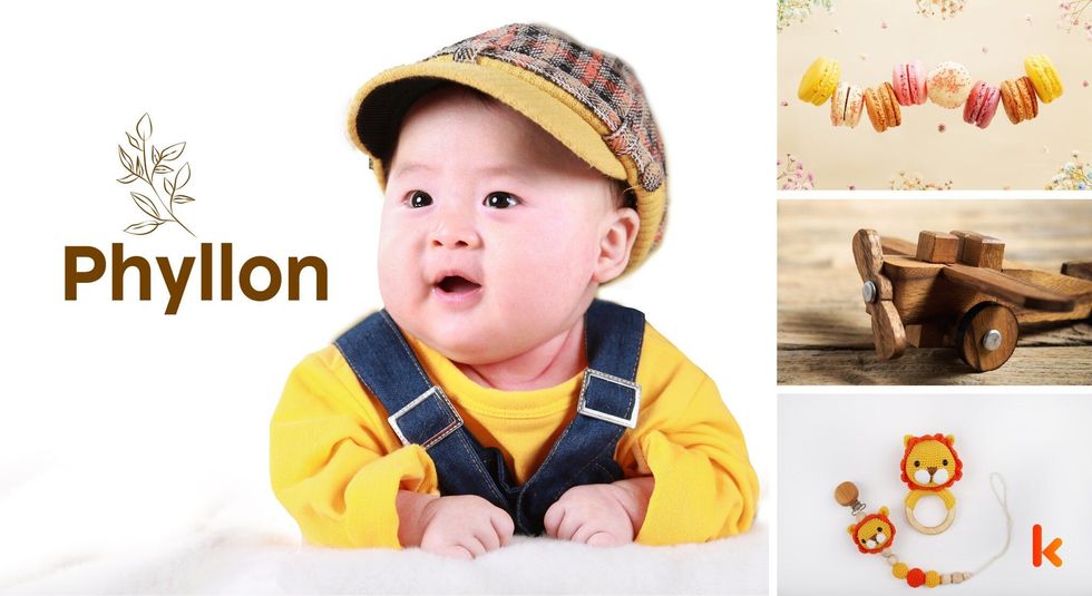 Baby name phyllon - cute baby, macarons, toy, teether