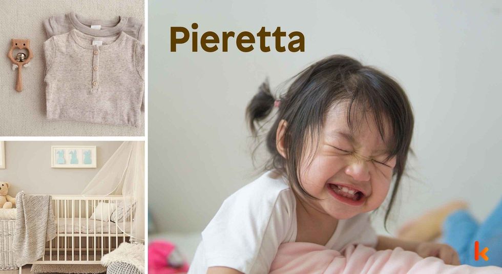 Baby name Pieretta - cute baby, clothes, crib, accessories and toys.