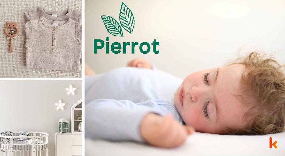 Baby name Pierrot - cute baby, clothes, crib, accessories and toys.