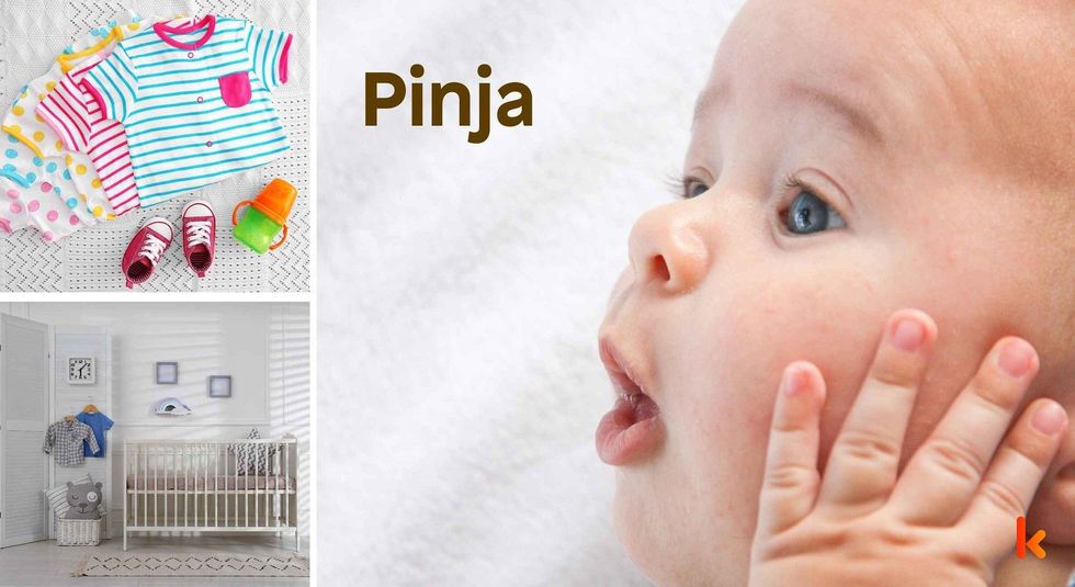 Baby name Pinja - cute baby, clothes, crib, accessories and toys.