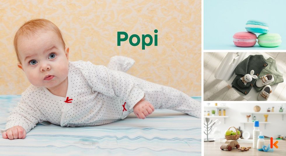 Baby name Popi - cute, baby, macaron, toys, clothes