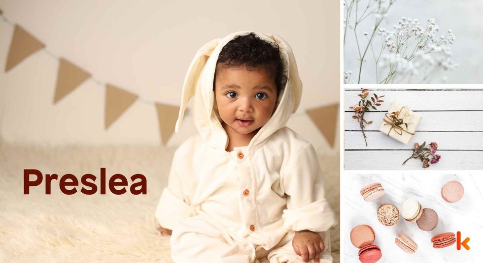 Baby name Preslea - cute baby, clothes, crib, accessories and toys.