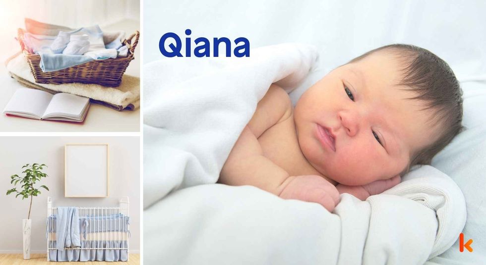 Baby name Qiana - cute baby, clothes, crib, accessories and toys.