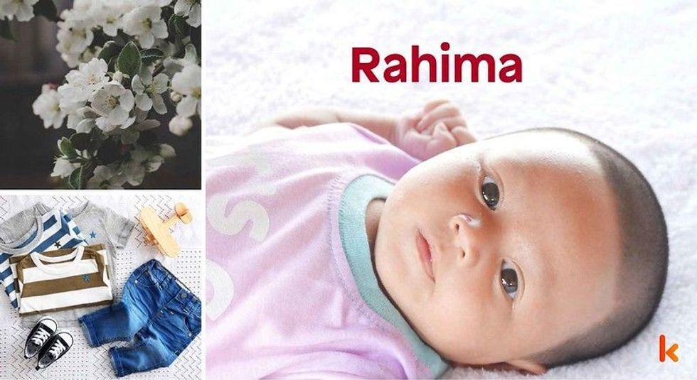 Baby name Rahima - cute baby, clothes, shoes, flowers 