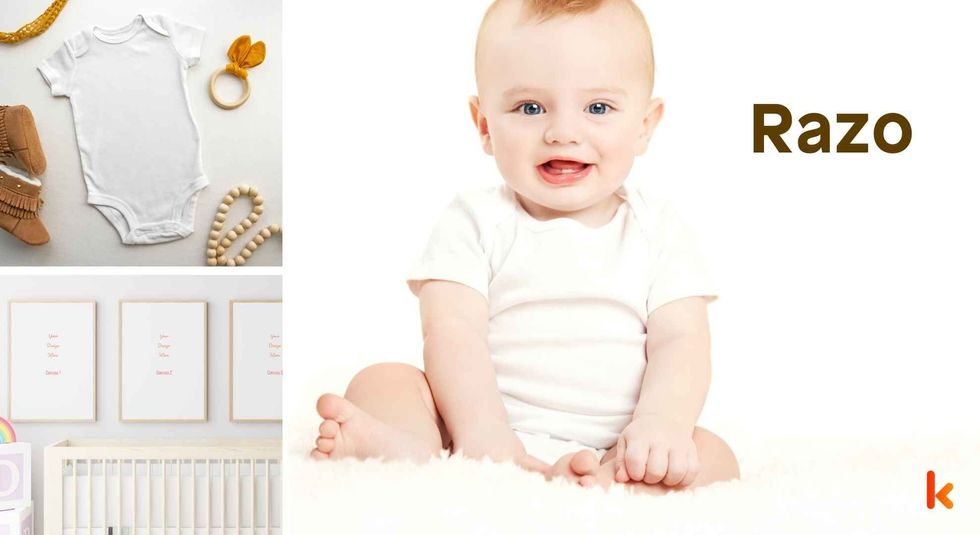 Baby name Razo - cute baby, clothes, crib, accessories and toys.